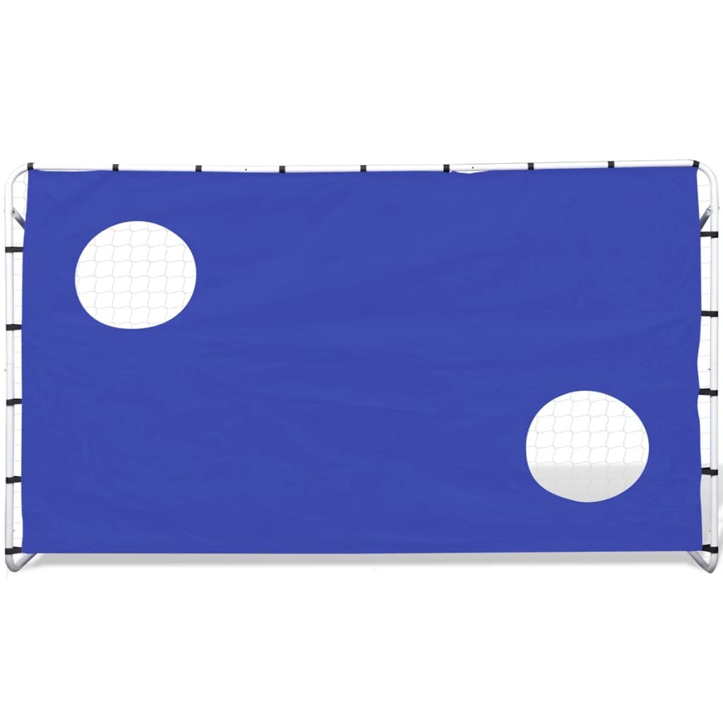 Soccer Goal with Aiming Wall Steel 240 x 92 x 150 cm 14 Soccer Goal with Aiming Wall Steel 240 x 92 x 150 cm